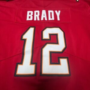 Tom Brady Tampa Bay Buccaneers  NFL XXXL‎ Jersey Red Nike On Field